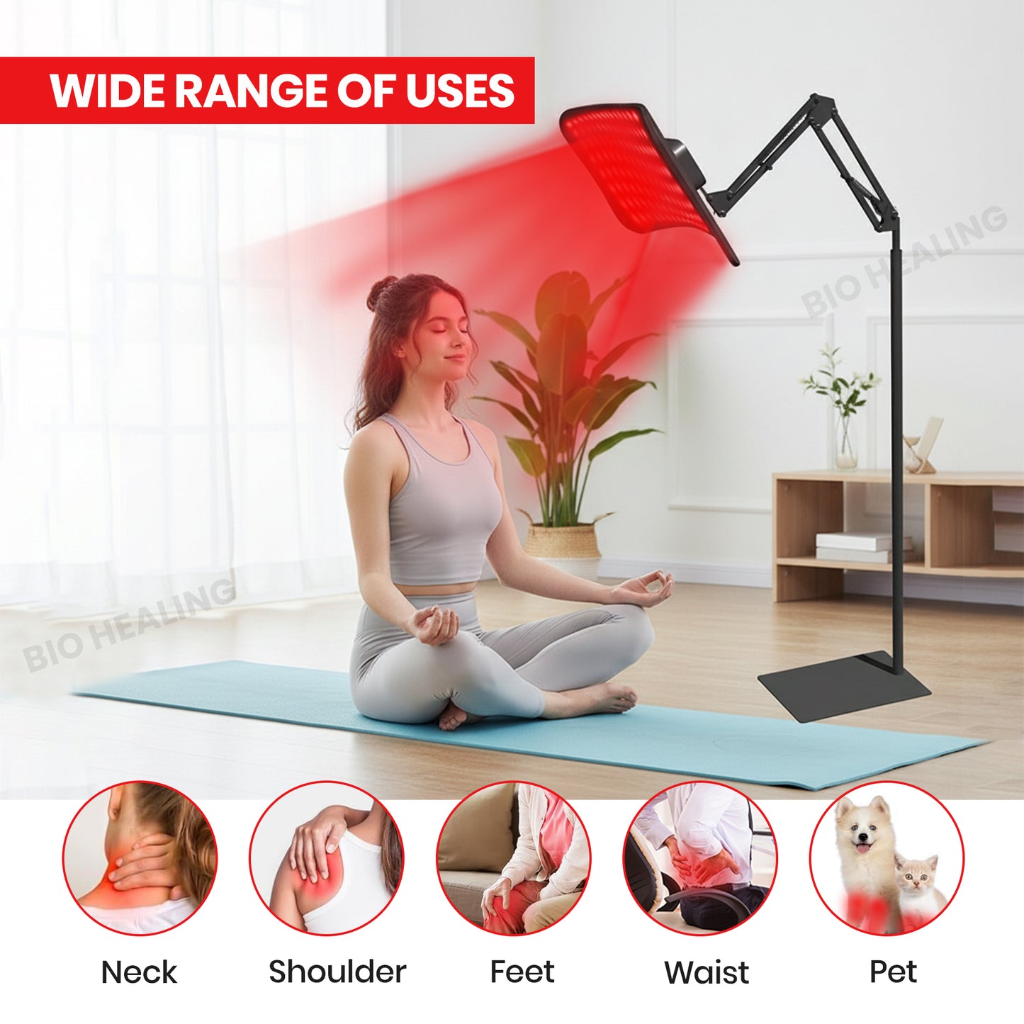 Portable  Red Light Therapy Panel - Aussies Premium