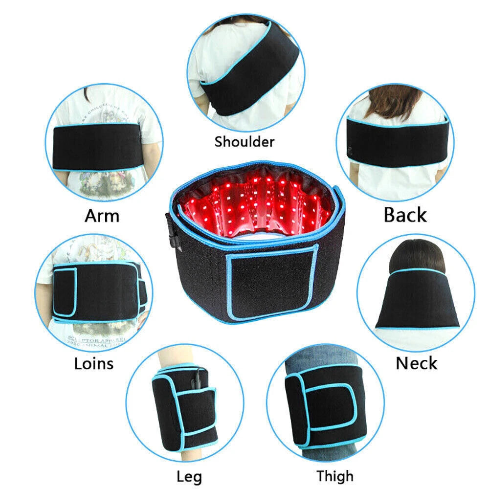 π΄ 660nm Red Light 850nm Infrared Light Therapy Belt β Pain Relief & Fat Reduction Wrap - Aussies Premium