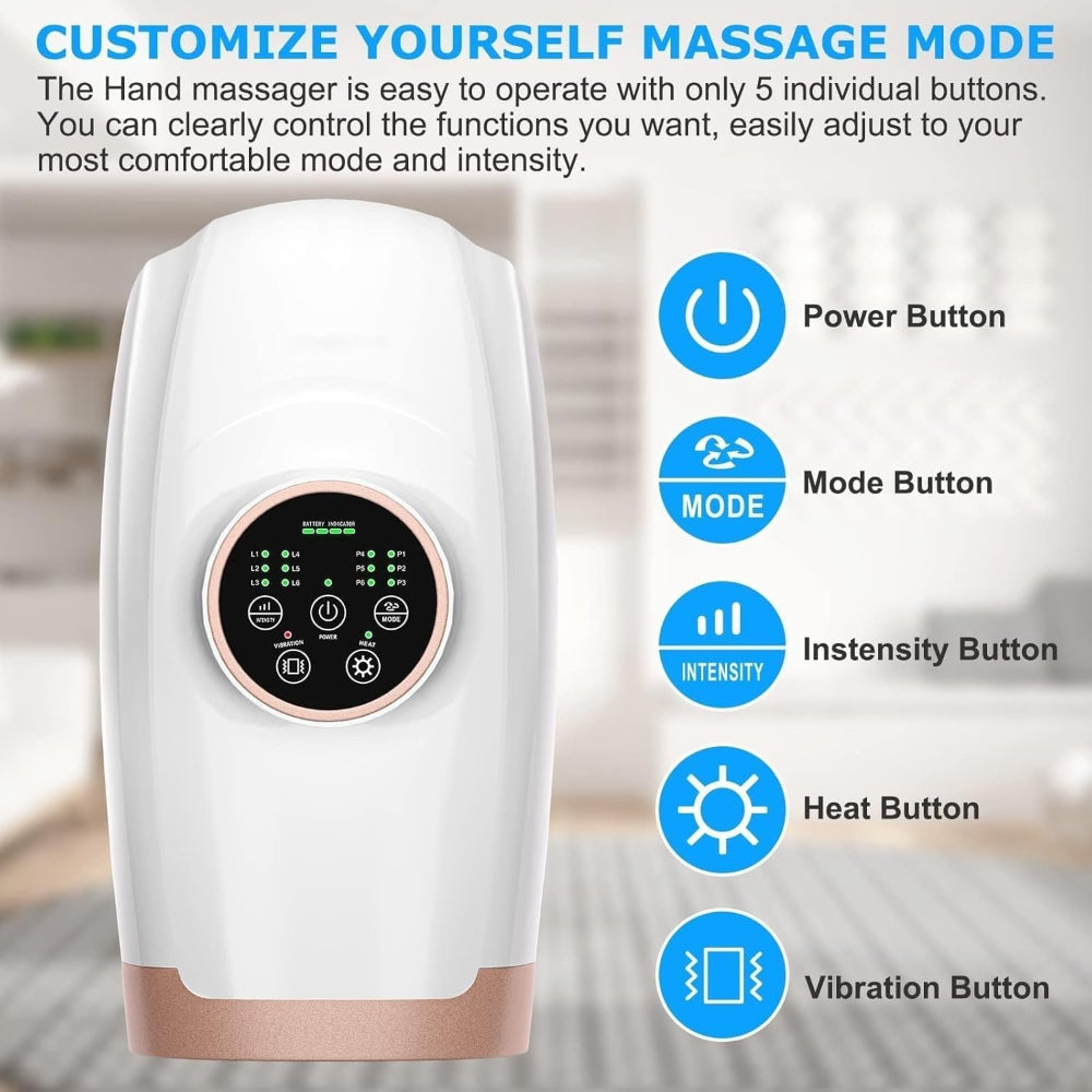 Electric Hand Massager with Heat Compression - Aussies Premium