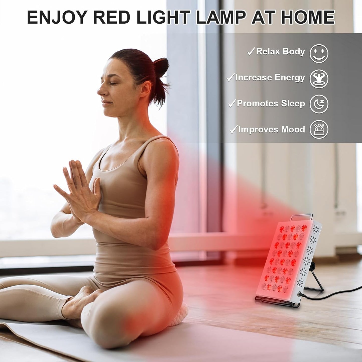 Red Wave Healing Infrared Light Therapy lamp - Aussies Premium