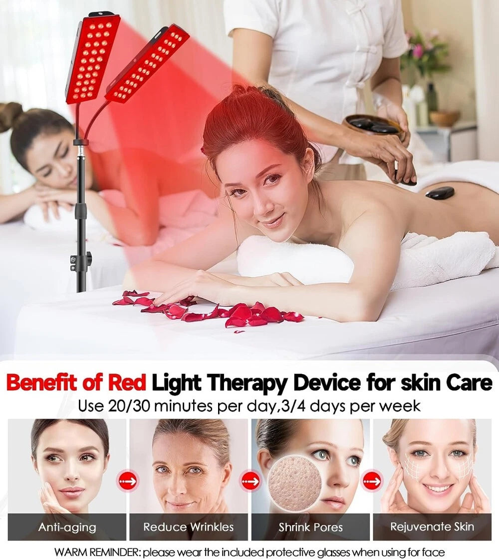 Red & Infrared LED Therapy Dual Light - Aussies Premium