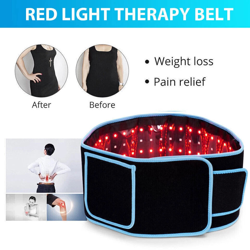 π΄ 660nm Red Light 850nm Infrared Light Therapy Belt β Pain Relief & Fat Reduction Wrap - Aussies Premium