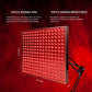 Red Wave Healing Therapy Lamp for Face & Body- Square 🔲 - Aussies Premium