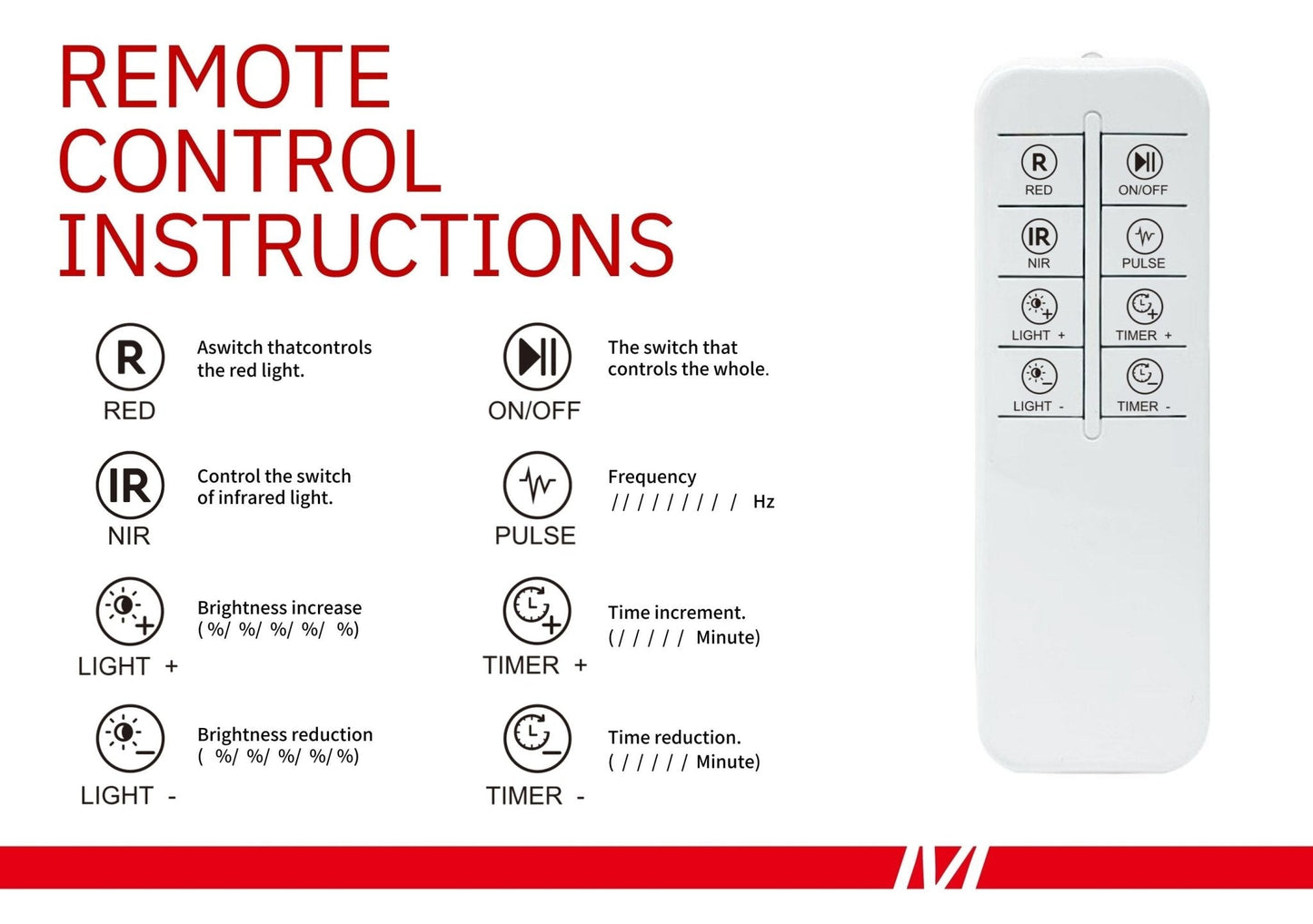 350W 70 High - output 5W LEDs Red & Near - Infrared Light Panel