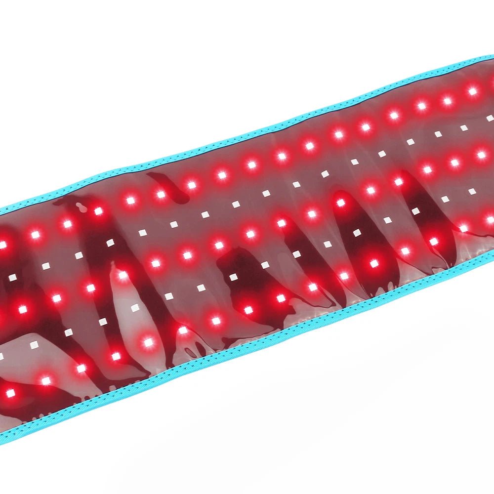 🔴 660nm Red Light 850nm Infrared Light Therapy Belt – Pain Relief & Fat Reduction Wrap