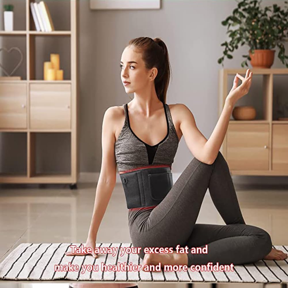 🔴 660nm Red Light 850nm Infrared Light Therapy Belt – Pain Relief & Fat Reduction Wrap