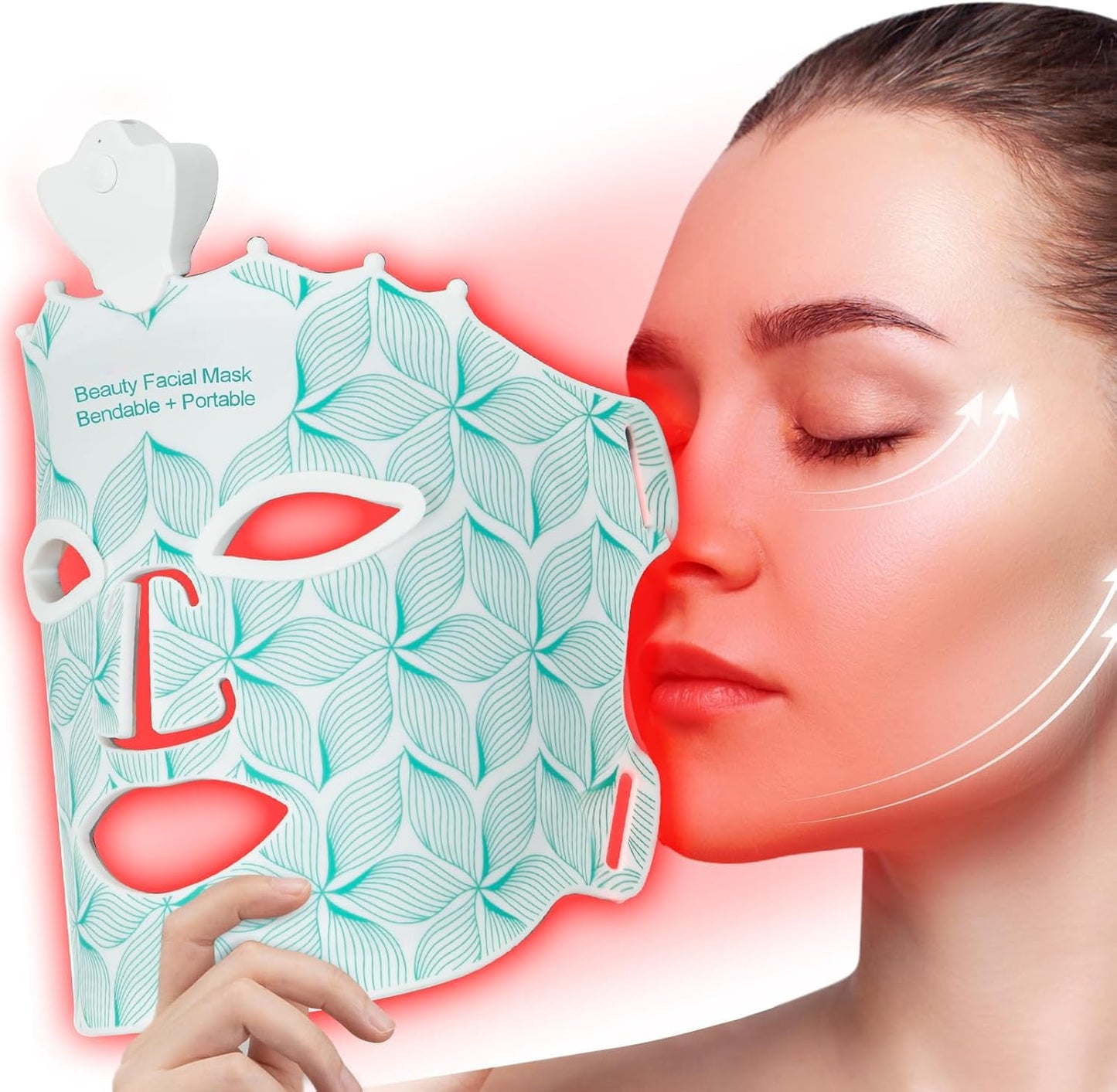 LED Light Face Mask Facial Skin Rejuvenation Therapy Anti Wrinkle - Aussies Premium