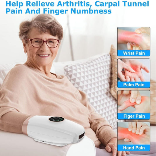 Electric Hand Massager with Heat Compression